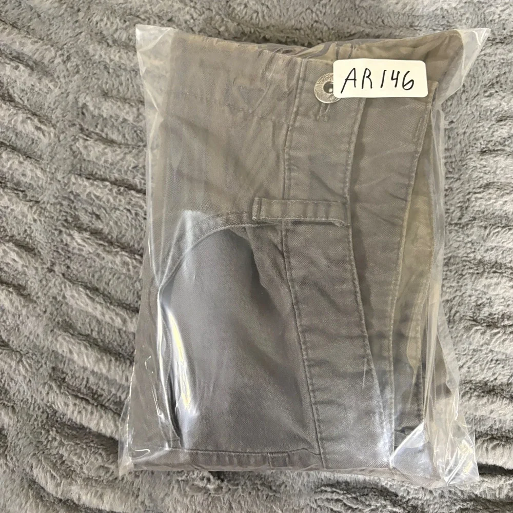 The North Face Mens Gray Cotton Blend Stretch Hiking Utility Pants Size 36 Reg